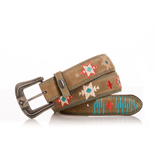 CEINTURE MEXICANA CHILL TAN SUEDE